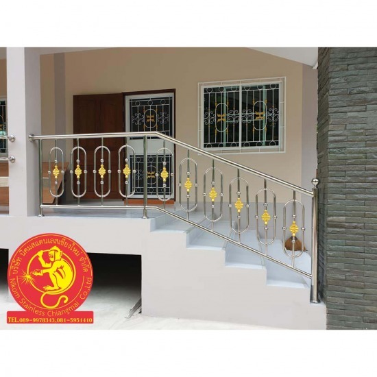 รับติดตั้งประตูรั้วสแตนเลส ประตูรั้วอัตโนมัติ เชียงใหม่ - ราวบันไดสแตนเลส เชียงใหม่