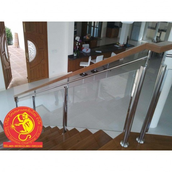 ราวบันไดสแตนเลส เชียงใหม่ - บริษัท นิคมสแตนเลส เชียงใหม่ จำกัด - ราวบันไดสแตนเลส เชียงใหม่  ออกราวบันได  ตกแต่งราวบันไดบ้าน  ออกแบบภายใน  เชียงใหม่  ช่างติดตั้งรั่วสแตนเลส 