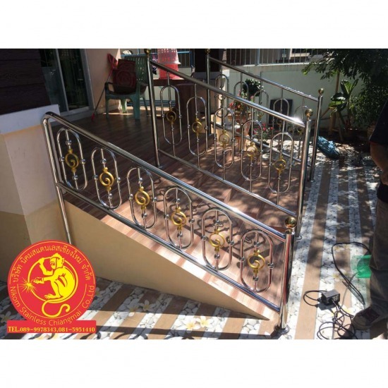 ราวบันไดสแตนเลส เชียงใหม่ - บริษัท นิคมสแตนเลส เชียงใหม่ จำกัด - ราวบันไดสแตนเลส เชียงใหม่  ออกราวบันได  ตกแต่งราวบันไดบ้าน  ออกแบบภายใน  เชียงใหม่  ช่างติดตั้งรั่วสแตนเลส 